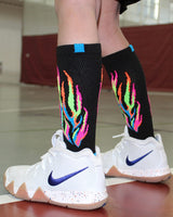 MadSportsStuff socks Flame Athletic Crew Socks (multiple colors)