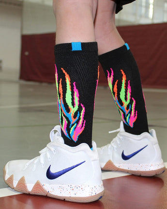 MadSportsStuff socks Flame Athletic Crew Socks (multiple colors)