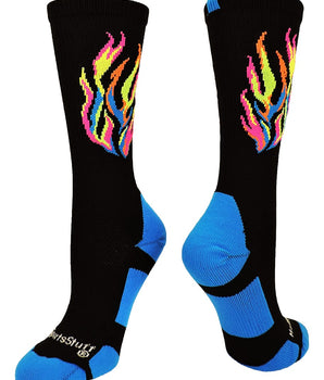 MadSportsStuff socks Flame Athletic Crew Socks (multiple colors)