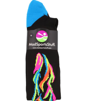 MadSportsStuff socks Flame Soccer Style Over the Calf Athletic Socks (multiple colors)