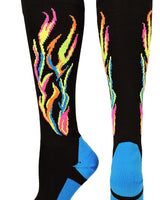 MadSportsStuff socks Flame Soccer Style Over the Calf Athletic Socks (multiple colors)