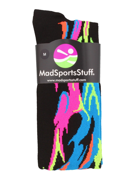MadSportsStuff socks Flame Socks Athletic Over the Calf Socks (multiple colors)