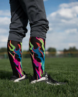 MadSportsStuff socks Flame Socks Athletic Over the Calf Socks (multiple colors)