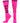 MadSportsStuff socks Glam - Neon Pink/Black / Medium Personality Word Socks Over the Calf Length