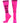 MadSportsStuff socks Glam - Neon Pink/Black / Small Personality Word Socks Over the Calf Length