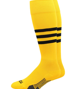 Dugout 3-Stripe Baseball & Softball Socks