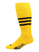 Dugout 3-Stripe Baseball & Softball Socks