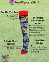 MadSportsStuff socks Great White Sharks Athletic Over the Calf Socks