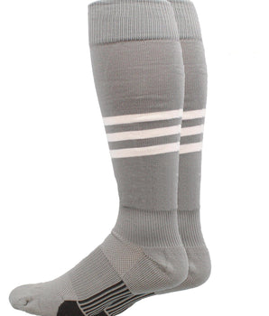 Dugout 3-Stripe Baseball & Softball Socks