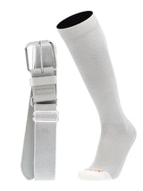 MadSportsStuff socks Grey / X-Large Pro Line Baseball Socks and Belt Combo Youth and Adult