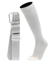 MadSportsStuff socks Grey / X-Large Pro Line Softball Socks and Belt Combo Youth and Adult