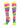 MadSportsStuff socks Groovy Neon / X-Small Crazy Tie Dye Socks Over the Calf