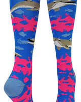 MadSportsStuff socks Happy Dolphins Athletic Over the Calf Socks