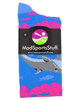 MadSportsStuff socks Happy Dolphins Athletic Over the Calf Socks
