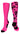 MadSportsStuff socks Hot Pink/Black / Large Crazy Socks with Paws Over the Calf (multiple colors)