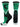 MadSportsStuff socks Kelly Green/Black/White / Large Victory Basketball Socks with Player in crew length