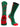 MadSportsStuff socks Kelly Green/Red / Large Softball Socks or Baseball Socks with stitches in crew length (multiple colors)