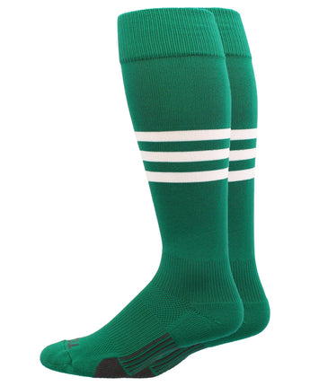 Dugout 3-Stripe Baseball & Softball Socks