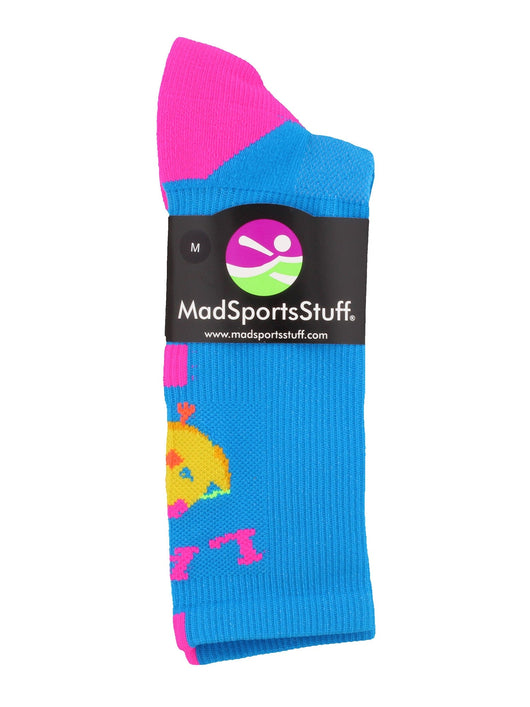 MadSportsStuff socks LAX Chick Lacrosse Athletic Crew Socks