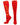 MadSportsStuff socks Lit - Red/Orange / Small Personality Word Socks Over the Calf Length