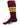 MadSportsStuff socks Maroon/Gold/White / Large Striped Sofftball Socks Over the Calf Dugout Pattern D
