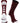 MadSportsStuff socks Maroon/White / Small Basketball Socks with Basketball Logo Athletic Crew Socks - made in the USA