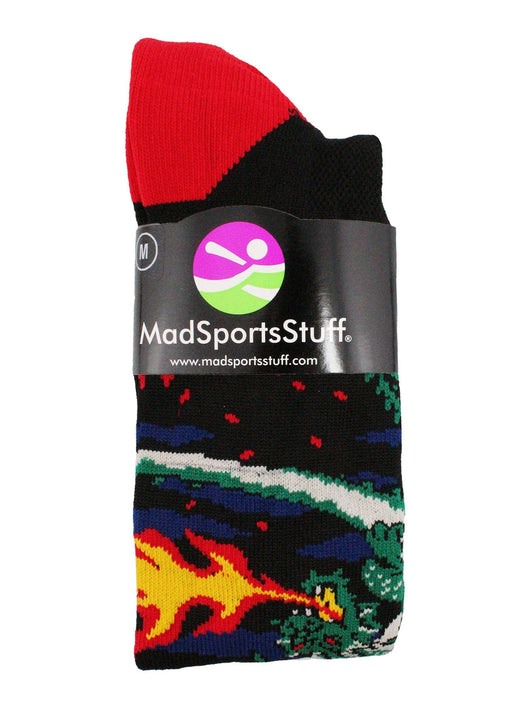 MadSportsStuff socks Medieval Dragon Over the Calf Athletic Socks
