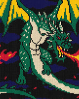 MadSportsStuff socks Medieval Dragon Over the Calf Athletic Socks
