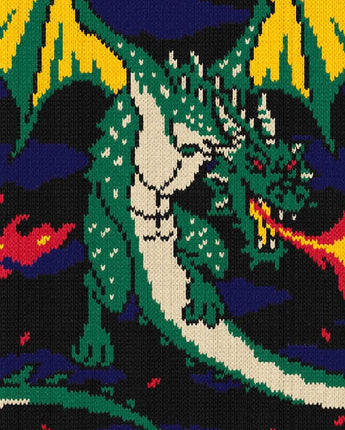 MadSportsStuff socks Medieval Dragon Over the Calf Athletic Socks