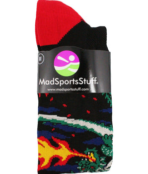 MadSportsStuff socks Medieval Dragon Over the Calf Athletic Socks