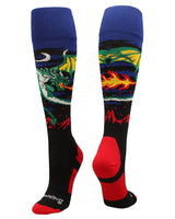MadSportsStuff socks Medieval Dragon Over the Calf Athletic Socks