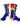 MadSportsStuff socks Multi / Large Rainbow Pride Crew Socks