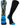 MadSportsStuff socks Multi-Neon/Black / Large Crazy Socks with Lightning Bolts Electric Storm Over the Calf