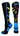 MadSportsStuff socks Multi-Neon/Black / Large Crazy Socks with Lightning Bolts (multiple colors)