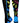 MadSportsStuff socks Multi-Neon/Black / Large Crazy Socks with Lightning Bolts (multiple colors)