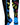 MadSportsStuff socks Multi-Neon/Black / Large Crazy Socks with Lightning Bolts (multiple colors)