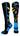 MadSportsStuff socks Multi-Neon/Black / Large Crazy Socks with Lightning Bolts (multiple colors)