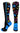 MadSportsStuff socks Multi-Neon/Black / Medium Crazy Socks with Stars Over the Calf Socks (multiple colors)