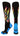 MadSportsStuff socks Multi-Neon/Black / X-Small Flame Soccer Style Over the Calf Athletic Socks (multiple colors)