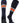 MadSportsStuff socks Navy/Orange/White / X-Large Striped Baseball Socks Over the Calf Dugout Pattern E