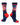 MadSportsStuff socks Navy/Red/White / Large Distressed USA Flag Patriotic Athletic Crew Socks