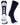 MadSportsStuff socks Navy/White / Large Basketball Socks with Basketball Logo Athletic Crew Socks - made in the USA