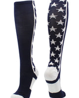 MadSportsStuff socks Navy/White / Small All Stars Socks Over the Calf Socks Softball Soccer