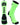 MadSportsStuff socks Neon Green/Black Basketball Socks with Basketball Logo Athletic Crew Socks - made in the USA - Large