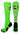 MadSportsStuff socks Neon Green/Black/White / Small Soccer Socks with Soccer Ball Logo Over the Calf (multiple colors)