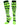 MadSportsStuff socks Neon Green/Black/White / X-Small Crazy Tie Dye Socks Over the Calf