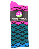 MadSportsStuff socks Neon Mermaid Athletic Over the Calf Socks