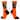 MadSportsStuff socks Neon Orange/Black / Large Hockey Player Athletic Crew Socks (multiple colors)