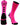 MadSportsStuff socks Neon Pink/Black / Large LAX Lacrosse Socks with Lacrosse Sticks Athletic Crew Socks (multiple colors)