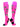 MadSportsStuff socks Neon Pink/Black / Large Love Soccer Hearts Socks Over the Calf